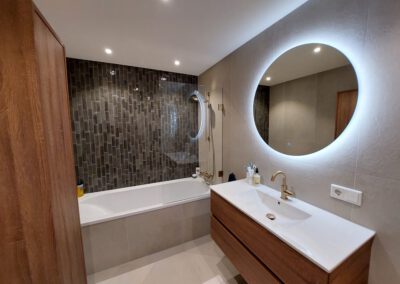 Tegelwerk moderne badkamer Salland